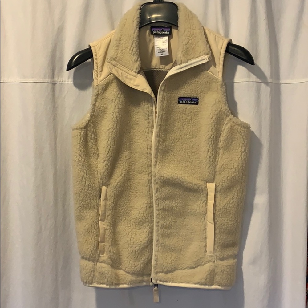 Patagonia women’s shearling fleece vest